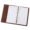 Factory OEM Brown PU Leather 6-Ring Binding Lined Notebooks - Image 8